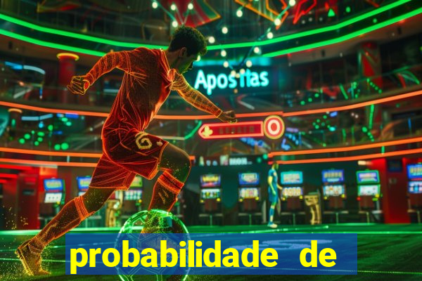 probabilidade de jogos de futebol de hoje